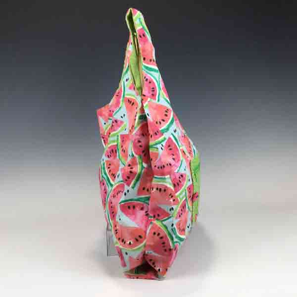 Eco Friendly FoldUp Market Bag-Watermelons AOP - Image 5